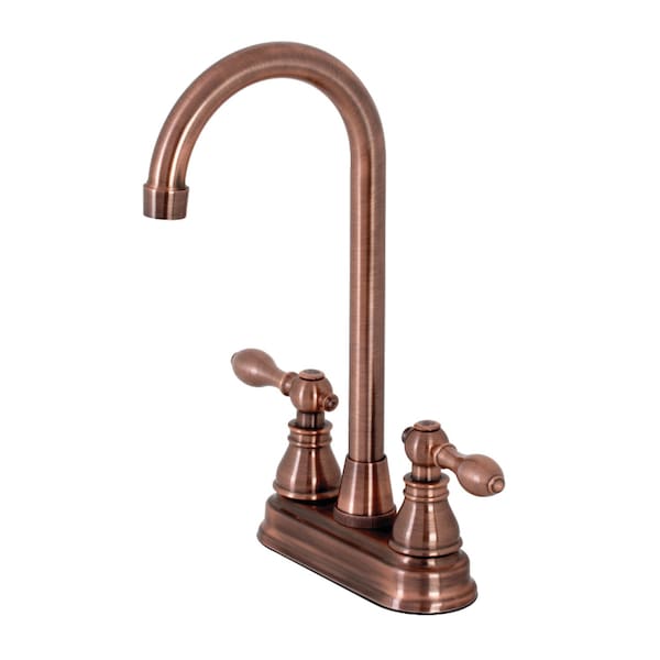 KB496ACL American Classic 2-Handle High-Arc Bar Faucet, Antique Copper